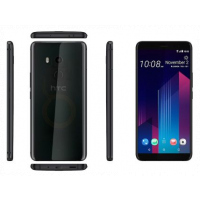 HTC U11 Plus - 6", 128GB, 6GB RAM, 12MP Camera - Black