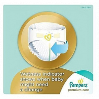 Pampers Premium Care Diapers, Size 2 (3-6kg), Jumbo Pack (Count 74)