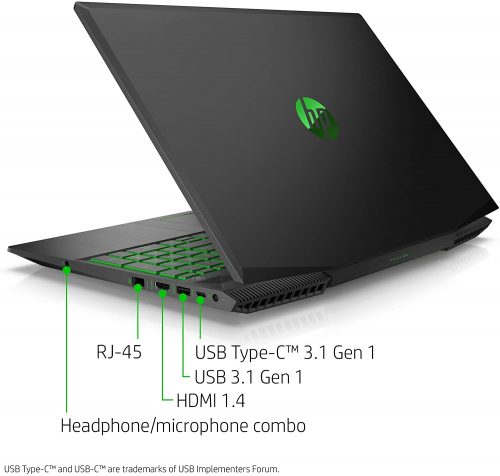 HP Pavilion Gaming Laptop,15.6" FHD IPS, Intel 8th Gen i5+8300H, NVIDIA GTX 1050Ti 4GB, 8GB RAM, 1TB HDD, Narrow border design, Windows 10 Home