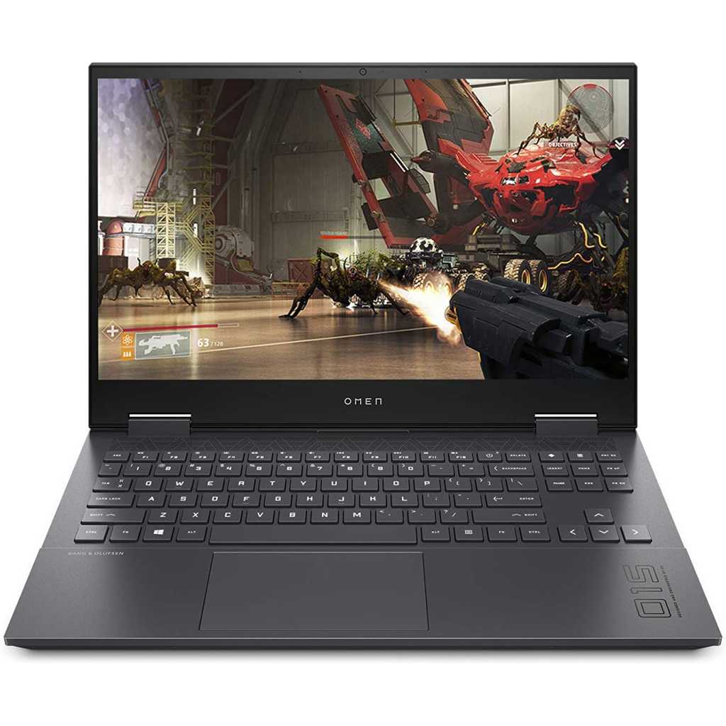 HP OMEN 15.6-inch FHD Gaming Laptop (Ryzen 5-4600H/8GB/1TB SSD/Windows 10/NVIDIA GTX 1660ti 6GB/Shadow Black/2.36 kg), 15-en0002AX