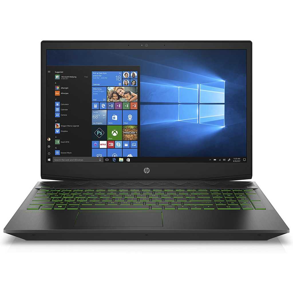 HP Pavilion Gaming Laptop,15.6" FHD IPS, Intel 8th Gen i5+8300H, NVIDIA GTX 1050Ti 4GB, 8GB RAM, 1TB HDD, Narrow border design, Windows 10 Home