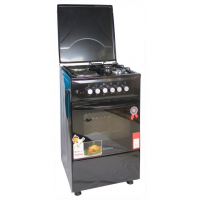 Blueflame Cooker C5022E – B 50x50cm 2 Electric Plates And 2 Gas Burners With Electric Oven (Black)