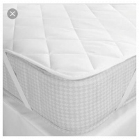 Quilted Waterproof Matress Protector, White