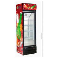 SPJ 300-Litres Single Display Cooler; Vertical Display Chiller, Single Door Showcase Display Refrigerator