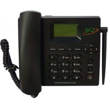SQ Mobile SQ LS-960 Dual Sim Gsm Wireless Landline Desktop Phone – Black Cell Phones