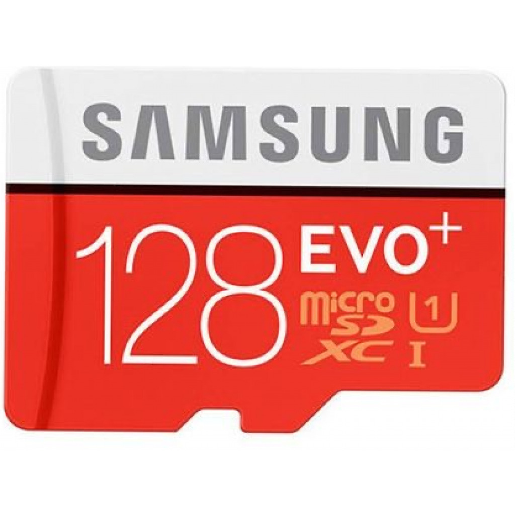 Samsung 128GB Memory Card Micro SD Card - Red
