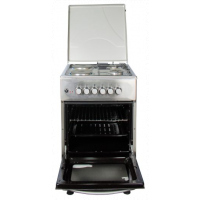 Blueflame Cooker C5022E – I 50x50cm 2gas burners and 2 electric plates, Stainless steel (Inox)