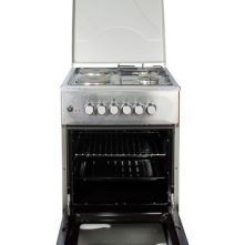 Blueflame Cooker C5022E – I 50x50cm 2gas burners and 2 electric plates, Stainless steel (Inox)