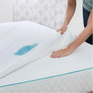 Quilted Waterproof Mattress Protector, Purple Mattress Pads & Protectors