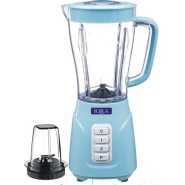 IQRA 2-In-1 Blender IQ-BL6005B; 1.5L, 500W Copper Motor, Chopper - Blue