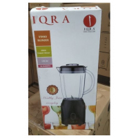 IQRA 1.2-Litres Blender IQ-6007; 350W Copper Motor - Black