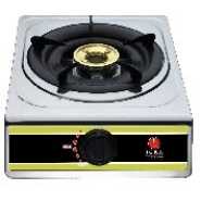 IQRA Gas Stove IQ-GS1BSS; Single Burner, Auto Ignition, Gas Cooker - Stainless Steel