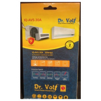 Dr.Volt AVS30 30 Amps, AC Guard With Digital Display, 220-240V | 2min Delay | Air Conditioner Power Surge Protector - Grey/Black