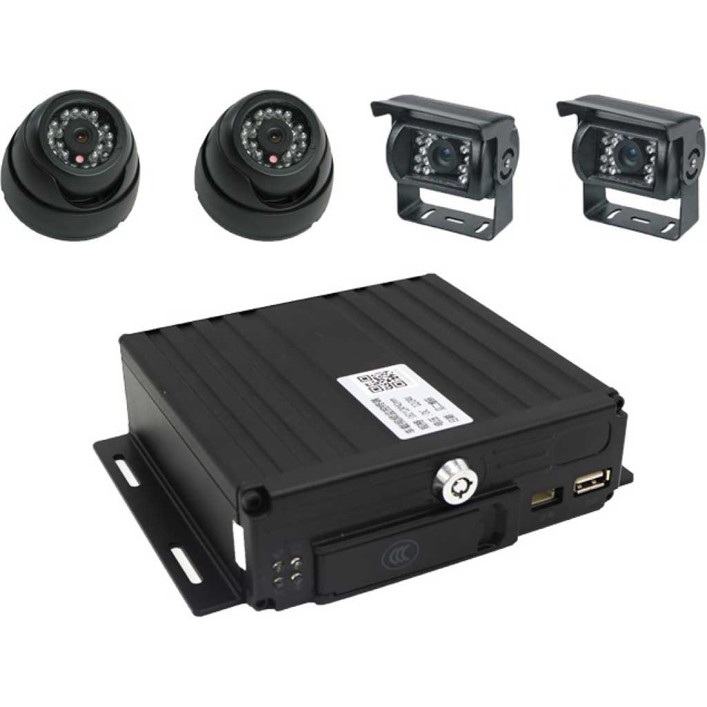 M598-BP GPS Mobile Video Digital Recorder Motor Vehicle Tracking System- Black