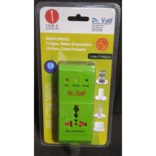 Dr. Volt Fridge Guard IQ-FP6UK-ECO; 80-255V, 6 Amps, Microprocessor Power Surge Protector Based-Eco Model - Green