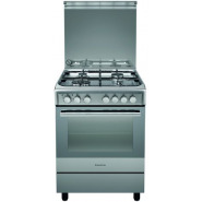 Ariston A6TMH2AF (X) EX – SS,60 x 60 4 GAS, ELECTRIC OVEN / GRILL + FAN, AUTO IGN & AUTO SAFETY – Silver
