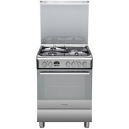 Ariston Cooker A6MSH2 60cms, 3Gas 1Electric, Electric Oven + Rotisserie – Silver. Ariston Cookers, Ovens & Hoods TilyExpress 2
