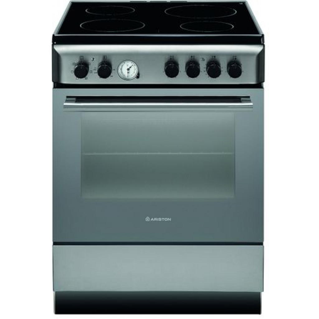 Ariston Ceramic Hob Electric Oven Grill A6V530 60X60 -Silver Ariston Cookers, Ovens & Hoods TilyExpress 4