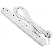 Power King 6 Ways Power King Extension Cable- 3 Meter – White Power Extension Cables TilyExpress 2