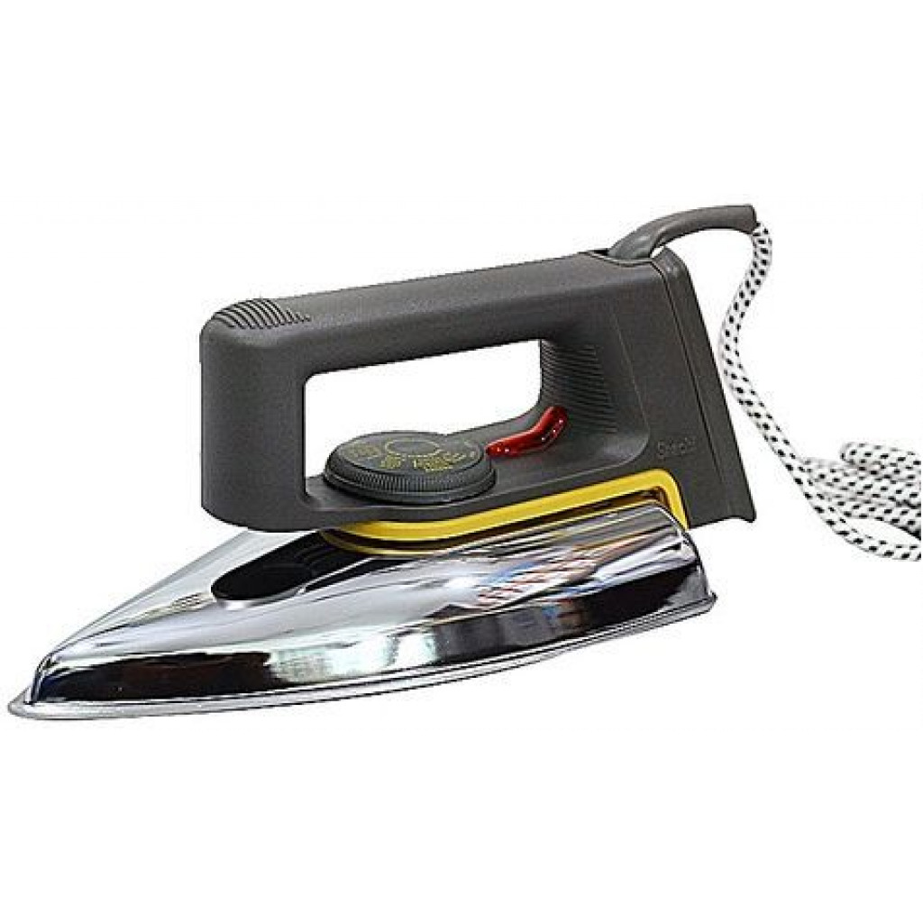 Sayona Dry Iron With Non Sticky Soletape – Grey Dry Irons TilyExpress