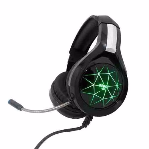 Robot 3D Stereo Surround LED Wired Gaming Headset - Black