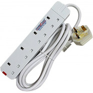 Power King 4 Ways Power King Extension Cable- 3 Meter – White Power Extension Cables TilyExpress 2