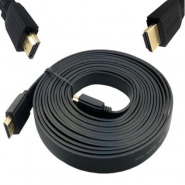 5 Meter Flat High Speed HDTV Video & Audio HDMI Cable – Black HDMI-to-VGA Adapters