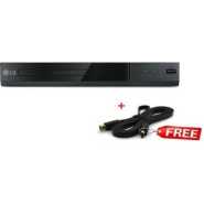 LG DP132 HDMI DVD Player With Flexible USB + Free HDMI Cable - Black