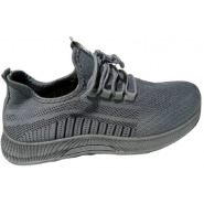 Men’s Lace Sneakers – Grey,White Men's Fashion Sneakers TilyExpress 2