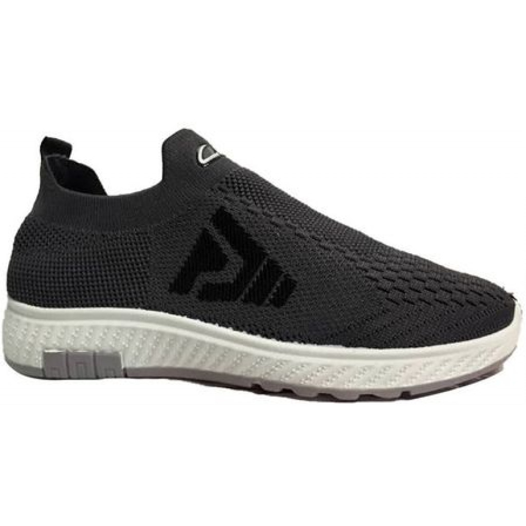 Men’s Designer Sneakers – Grey,White Men's Fashion Sneakers TilyExpress