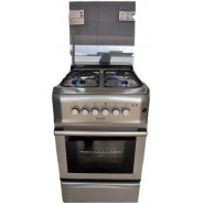 Venus Cooker VC5531 3 Gas 1 Electric 50x50cm; Auto Ignition, Grill, Electric Oven – Silver Combo Cookers TilyExpress 2