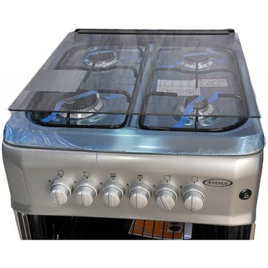 Venus Cooker VC5055 4 Gas Burners Auto Ignition 50 cms - Silver