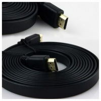 20 Meter Flat High Speed HDTV Video & Audio HDMI Cable - Black