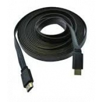 5 Meter Flat High Speed HDTV Video & Audio HDMI Cable - Black