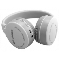 Foldable Bluetooth Wireless Fully Dolby Headphones For PC And All Smartphones - MS-881A - White,Grey