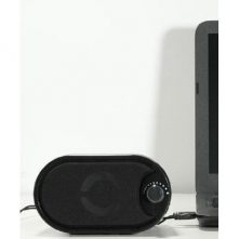 Robot 2.1 Channel LED Wired Computer/Laptop Speaker – Black Computer Speakers TilyExpress