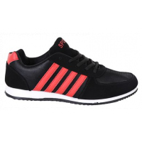 Men’s Sport Sneaker – Black, Red Men's Fashion Sneakers TilyExpress 4