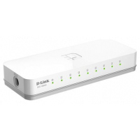 D-Link 8-Port 10/100 Network Switch (DES-1008A) - White