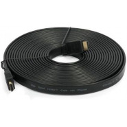 20 Meter Flat High Speed HDTV Video & Audio HDMI Cable – Black HDMI-to-VGA Adapters TilyExpress 2