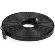 20 Meter Flat High Speed HDTV Video & Audio HDMI Cable - Black