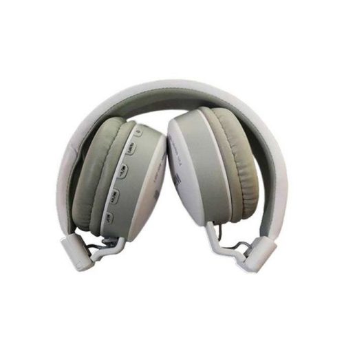 Foldable Bluetooth Wireless Fully Dolby Headphones For PC And All Smartphones - MS-881A - White,Grey