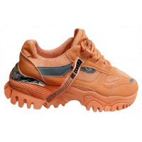Women’s Sneakers – Orange Women's Fashion Sneakers TilyExpress 2
