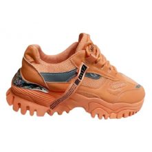 Women’s Sneakers – Orange Women's Fashion Sneakers TilyExpress