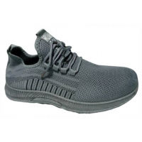 Men's Lace Sneakers - Grey,White