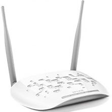 TP-Link Wireless N300 2T2R Access Point, 2.4Ghz 300Mbps - White