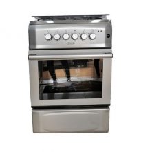 Venus Cooker VC5531 3 GasBurners, 1 Electric Plate 50x50cm; Auto Ignition, Grill, Electric Oven - Silver