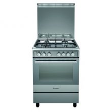 Ariston A6TMH2AF (X) EX – SS,60 x 60 4 Gas, Electric Oven / Grill + Fan, Automatic Ignition & Auto Safety – Silver – Poland Ariston Cookers, Hobs, Ovens & Hoods TilyExpress