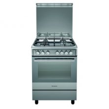 Ariston A6TMH2AF (X) EX – SS,60 x 60 4 Gas, Electric Oven / Grill + Fan, Automatic Ignition & Auto Safety – Silver – Poland And Ariston 60cm Slim Cooker Hood Ariston Cookers, Hobs, Ovens & Hoods TilyExpress