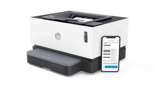 HP Neverstop 1000W Printer, WiFi Enabled Monochrome Laser Printer - White