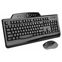 Kensington Pro Fit Wireless Keyboard and Mouse Desk Set (K72408US), Black